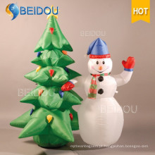 Enfeites Para Arvore De Natal Ornamento infláveis ​​do Natal da árvore do boneco de neve